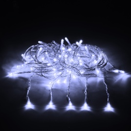 Электрогирлянда "Занавес" 156 холодных LED ламп, 12 нитей, конт-р 8 реж-в 220v