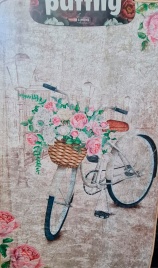 Коврик для ванной "Puffily" 2 предмет прямоугл. 60х100+50*60 см (акварель цветы)PASPAS-103 велосипед