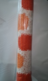 Коврик "Баньолин-Шагги" 1 предмет 100*150 см. (длинный ворс) Оранжевый 1/14