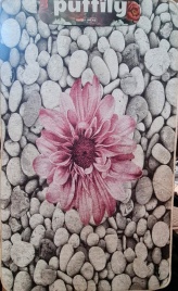 Коврик для ванной "Puffily" 2 предмет прямоугл. 60х100+50*60 см (акварель цветы)PASPAS-101 камни роз
