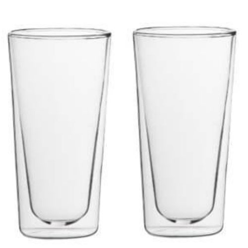 Набор 2х. стаканов с двойными стенками - 350 мл 1/12 фото 1
